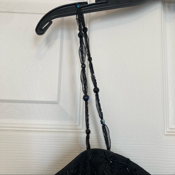 Andrea Polizzi for Rex Lester black evening gown with beading - Picture 5 of 16